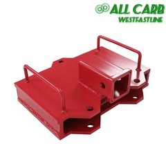 Forklift Hitch Adapter 2″ For Dual Pallet Trailer Tow Receiver Attachment