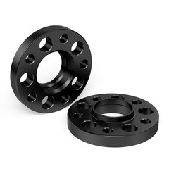 Stancemagic – 2Pcs 15Mm Black Hubcentric Wheel Spacers 5X112 66.6Mm Bore