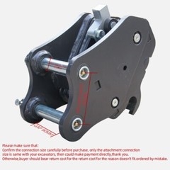 FREE SHIP Quick Hitch Coupler For Mini Excavators Excavator Attachment