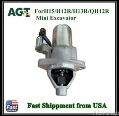 AGT RATO Engine Starter Motor for H15/H12R/H13R/QH12R Mini Excavator