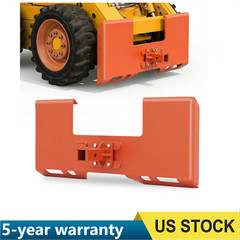 3/8″ Thick Skid Steer Mount Plate 3000LBS Capacity w/2″ Removable Hitch Receiver