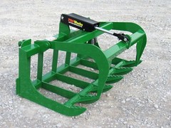 48″ Cylinder Root Grapple Bucket Attachment Fits John Deere Tractor Loader