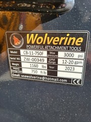 Skid Steer Attachment Wolverine 750 Hydraulic Hammer/Breaker Bobcat CAT CASE