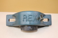 REX Pillow Block Self Aligning Bearing ZEP2208 2-1/2″ Bore New Old Stock USA
