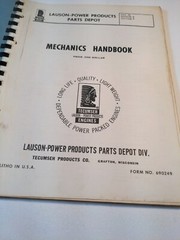 Lauson-Power Products Parts Depot Mechanics Handbook 2 & 4 Cyl Form No. 690249