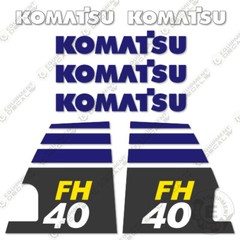 Fits Komatsu FH40-1 Decal Kit Forklift Equipment Decals – 7 YEAR VINYL