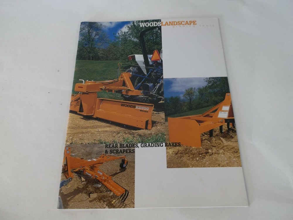 Woods Landscape Grading Tool Brochure incl. Rear Blades, Grading Rakes & Scraper