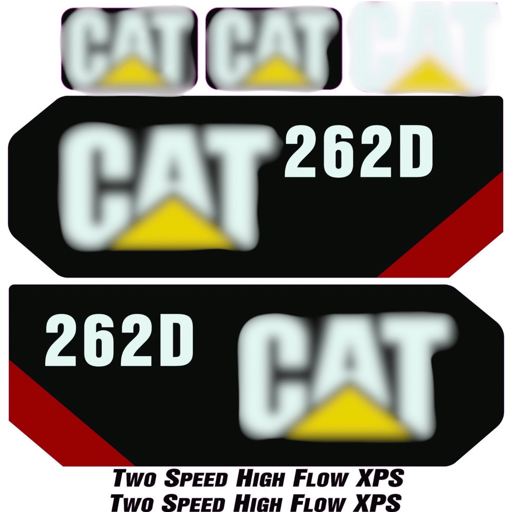 Compatible with 262D Decal Kit Skid Steer Stickers – FREE SHIPPING