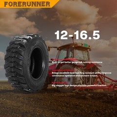 12×16.5 Skid Steer Loader Tire 12Ply for Bobcat 12-16.5 Heavy Duty 12 16.5
