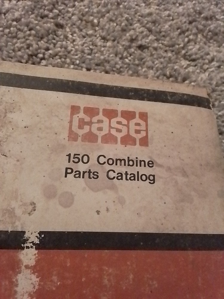 Case 150 Combine Original Parts Manual Catalog A597 JI CASE FARM Assembly Manual