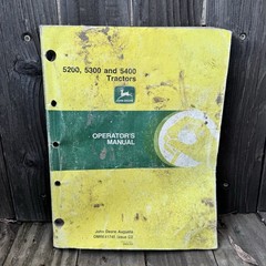 John Deere 5200 5300 5400 Tractors Operator’s Manual OMR41745 Issue C2 English