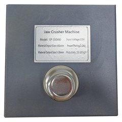 220V Jaw Crusher Rock Crush Machine 2200W Powerful Stone Coal Ore etc. Grinder
