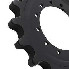 Heavy Duty Sprocket for Caterpillar 279C 289C 299C 304-1916 17 Teeth Black
