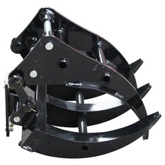Heavy Duty Mini Excavator Wood Grapple Attachment Fits 0.8-1.5 Ton Mini Digger