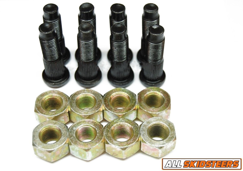 For Bobcat Lug Nut & Stud Kit S100 S130 S150 S160 S175 S185 S205 Skid Steer