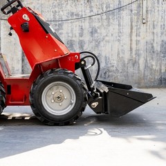 NEW Mini Wheel Type Skid Steer Loader Riding Skid Machine 13.5HP EPA For Sale