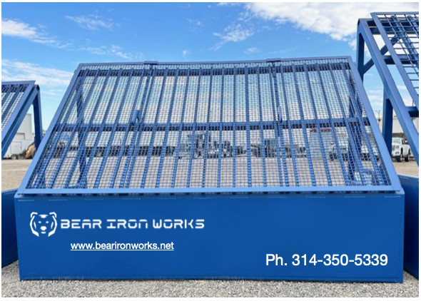 NEW! Bear Iron Works Grizzly Rock Screen c/w a Removable Screen You Customize