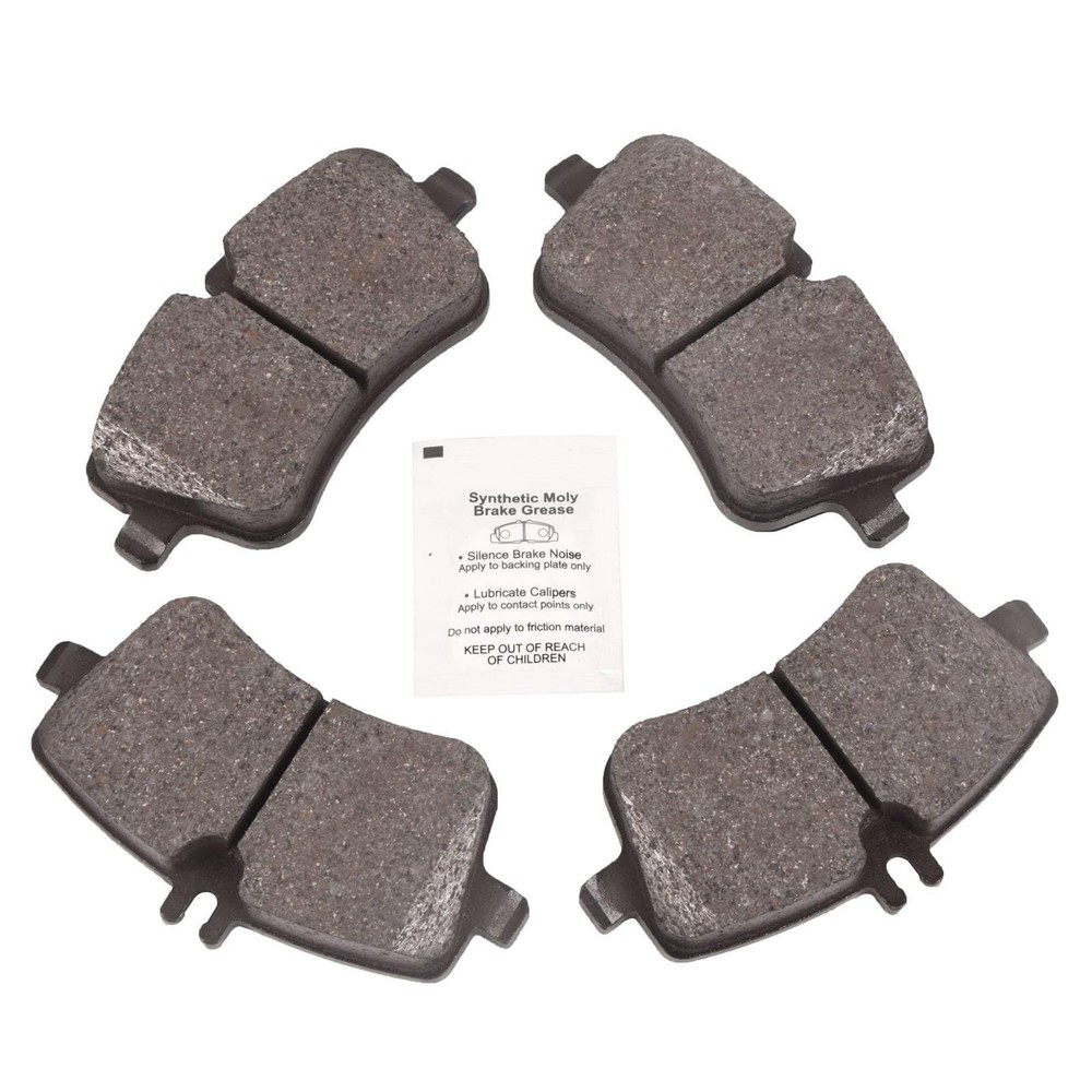 Front Rear Ceramic Disc Brake Pads Mercedes C230 02-07 C240 01-05 SLK300 09-11
