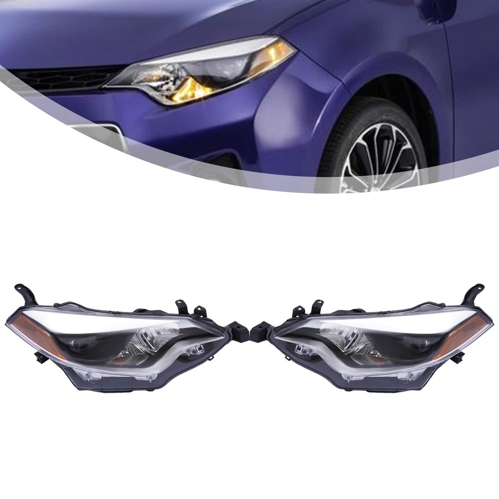 Toyota Corolla 2014-2016 Halogen LED Headlight 8111002E60 Pair