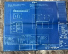 Monarch Machine Trans. Compartment Wiring Diagram. Electrical Parts Blueprint