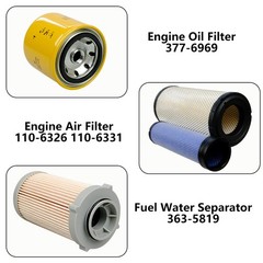 110-6331 110-6326 Filter Kit for Caterpillar 277D 297D 259D 279D 289D 236D 242D