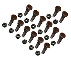 14 – 1/2″ x 2″ Adapter Mounting Bolts, Grade 8 Hex Bolts w Nuts,1A-1460, 6V-8188