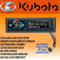 Direct Plug & Play Kubota Tractor Radio AM FM Bluetooth RTV 1100 RTX 1100C B2650