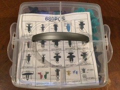 680Pcs Car Retainer Clips Set – For Auto Repairs & Fastening