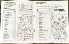 Ford 702 Dozer Blade for 1300 1500 1700 1900 Operators Manual Owners Book
