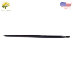 49″ Hay Bale Spear 4500 lbs Capacity Spike Fork Tine For Tractors Loaders Steel