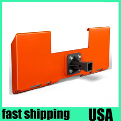 3000LBS 3/8″ Thick Skid Steer Mount Plate Capacity w/2″ Removable Hitch Receiver