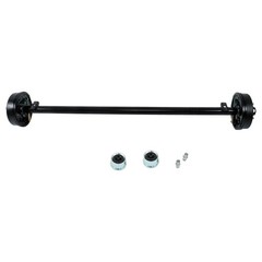 3500lbs Trailer Axle Electric Brake 5 Lug 4.5 Inch 73 Hub Face 58 Spring Center