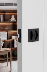 Goldenwarm Pocket Door Lock 2 Pack For Bed/Bath Matte Black Contemporary