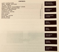 SERVICE MANUAL BOBCAT 741 742 742B 743 743B 743DS SKIDSTEER LOADER REPAIR MANUAL