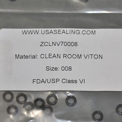 (25) USA Sealing Viton O-Rings ZCLNV70008, Dash 008, 5/16″ x 3/16″ x 1/16″