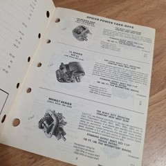 Spicer PTO Power Take Offs Guide Manual 1972