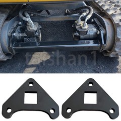 2Pcs Flange bracket For Chinese Mini Excavator Drive Motor Reinforcement Bracket