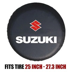 For Suzuki SUV Spare Tire Cover PVC Leather Waterproof Wheel Case Bag Protector