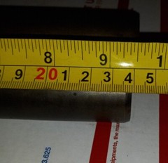 MINI EXCAVATOR BUCKET PINS* PAIR* 35MM X 240MM* SOLID* HARDENED* TWO PINS*