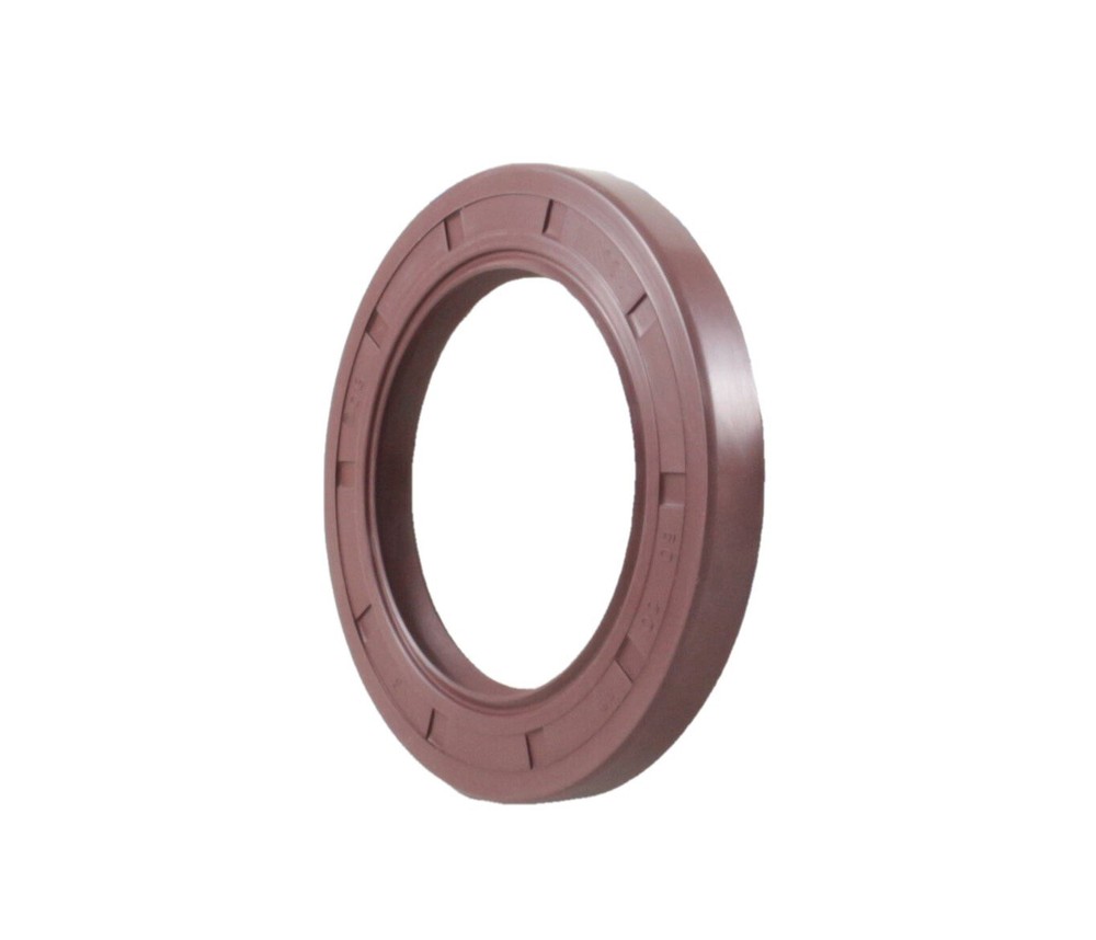 EAI 60x85x8mm FPM/FKM Oil Shaft Rotary Seal w/ Stainless Steel Spring Dbl Lip