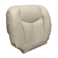Perforated Leather Tan Driver Side Bottom Seat Cover Cadillac Escalade 2003-2006
