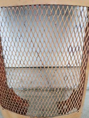 VINTAGE ALLIS CHALMERS MODEL C TRACTOR GRILLE, USED