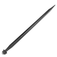 49″ Steel Hay Bale Spear 4500 lbs Capacity Spike Fork Tine For Tractors Loaders