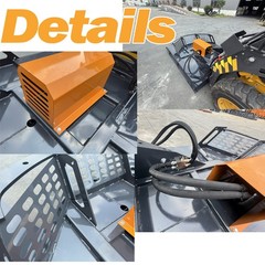 Landhonor Skid Steer Brush Cutter 66” New Hydraulic Mower Brush Hog Attachment