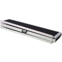 Portable Aluminum Wheelchair Ramp Non Skid Home Threshold Ramp 800LB Capacity