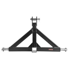 3 Point Hitch Receiver with 2 in Receiver, 3pt Quick Hitch Attachment, 3,000 lbs