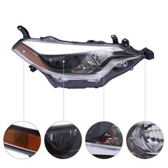 Toyota Corolla 2014-2016 Halogen LED Headlight 8111002E60 Pair
