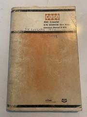 Case 450C 455C Crawler Tractor Operators Manual Owners Book Maintenance