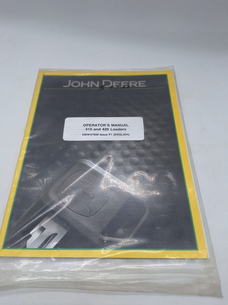 John Deere 410 & 420 Loaders Operators Manual, OMW47559