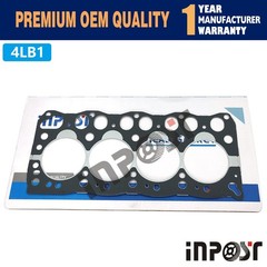 4LB1 4LB1T Cylinder Head for Isuzu TCM FD15 FD18 FD19 Tractor (Metal)